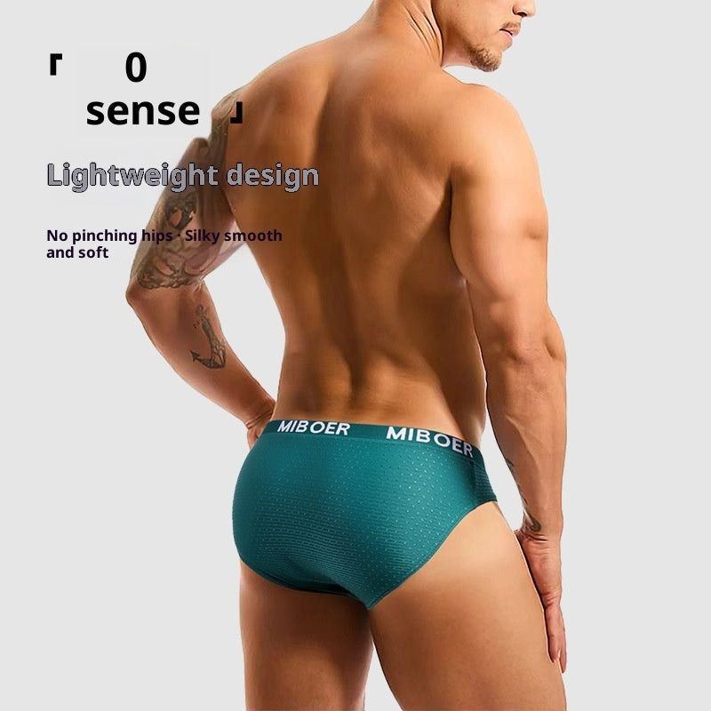 New Men's Underwear Large V-shaped Low-rise U-convex Large Pouch Triangle