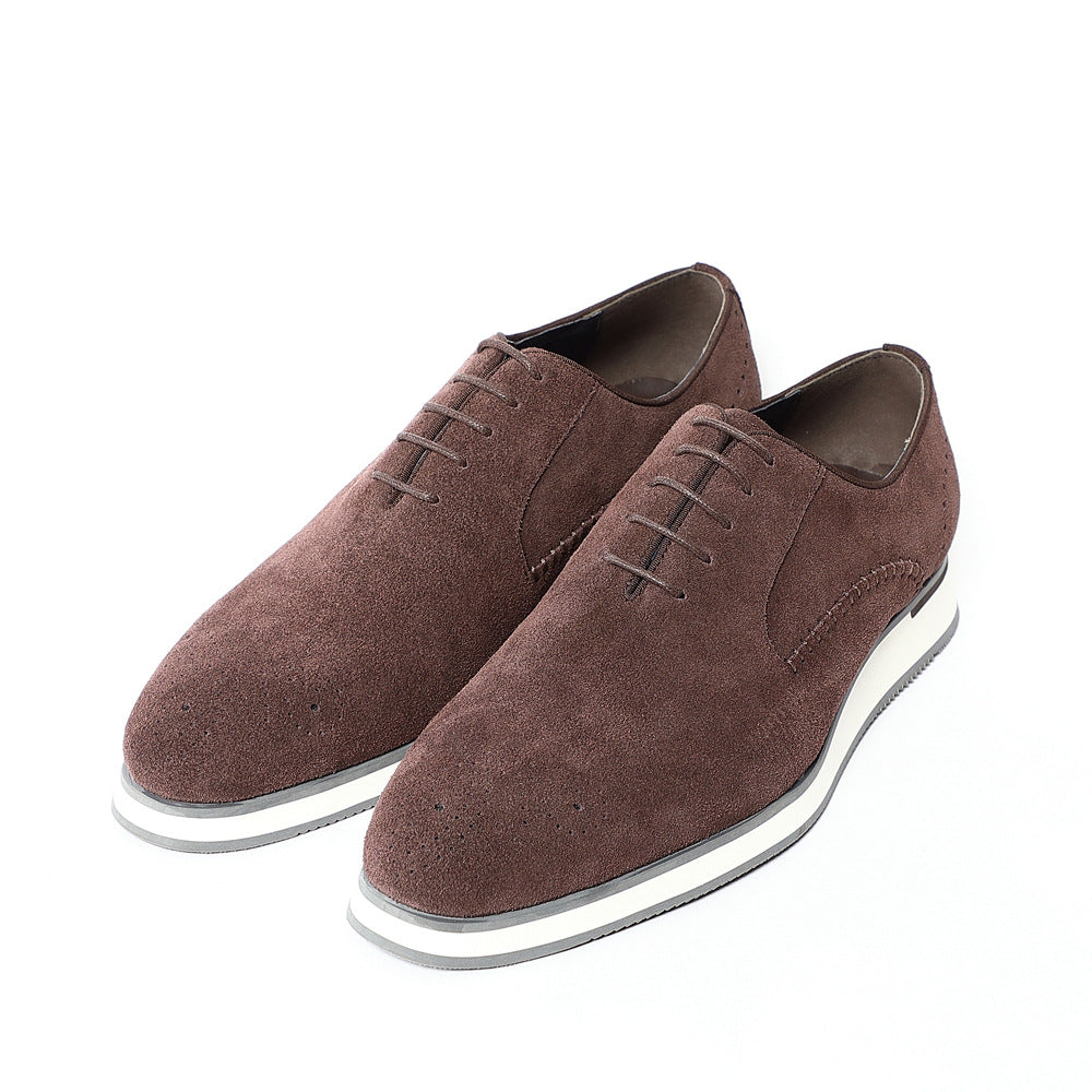 All-matching British Style Suit Business Formal Wear Leather Shoes
