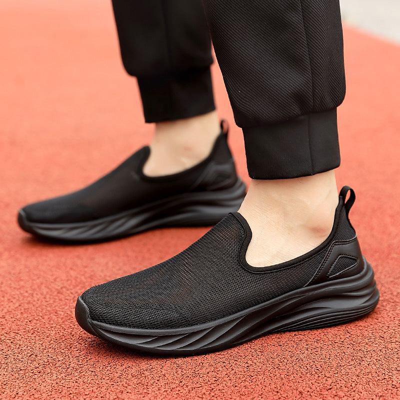 Lazy Hollow Breathable Mesh Cloth Shoes