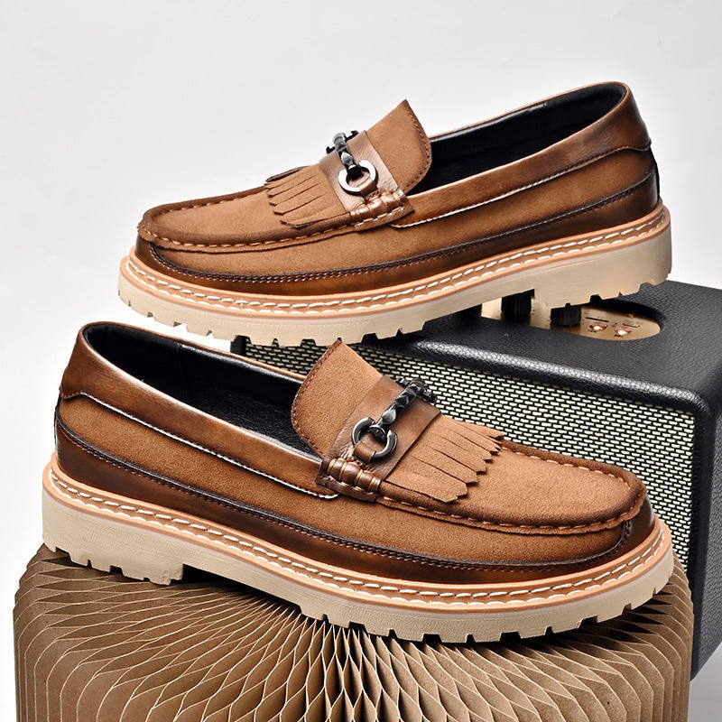 Men's Casual Shoes Genuine Leather Suede Genuine Leather