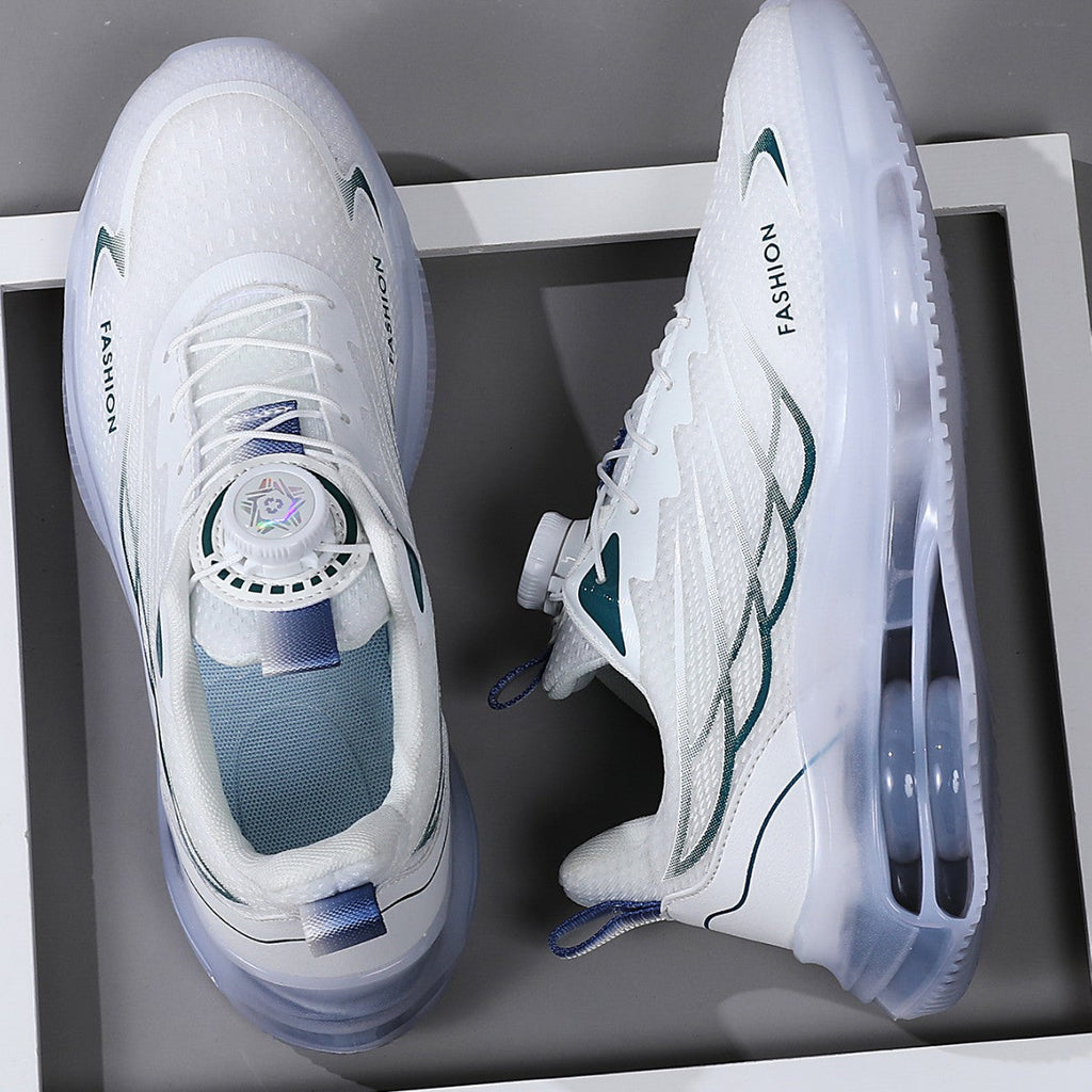Rotating Button Youth Sports Running Casual Shoes