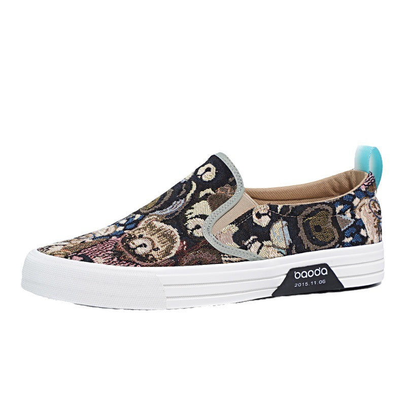 Breathable Trendy Shoes Slip-on Lazy Classic Versatile Sneakers