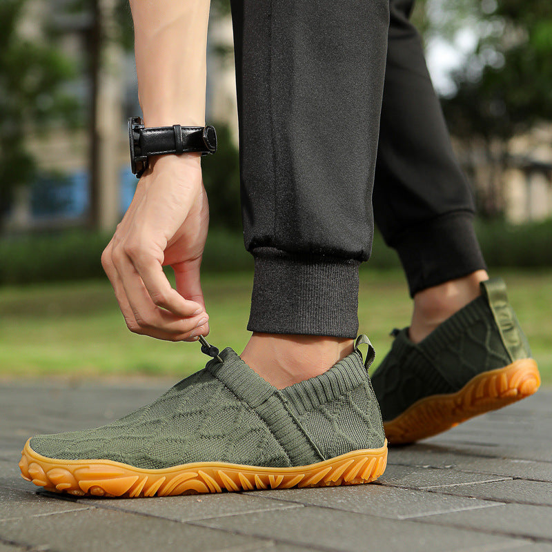 Outdoor Running Exercise Warm Sweat-absorbent Walking Shoes