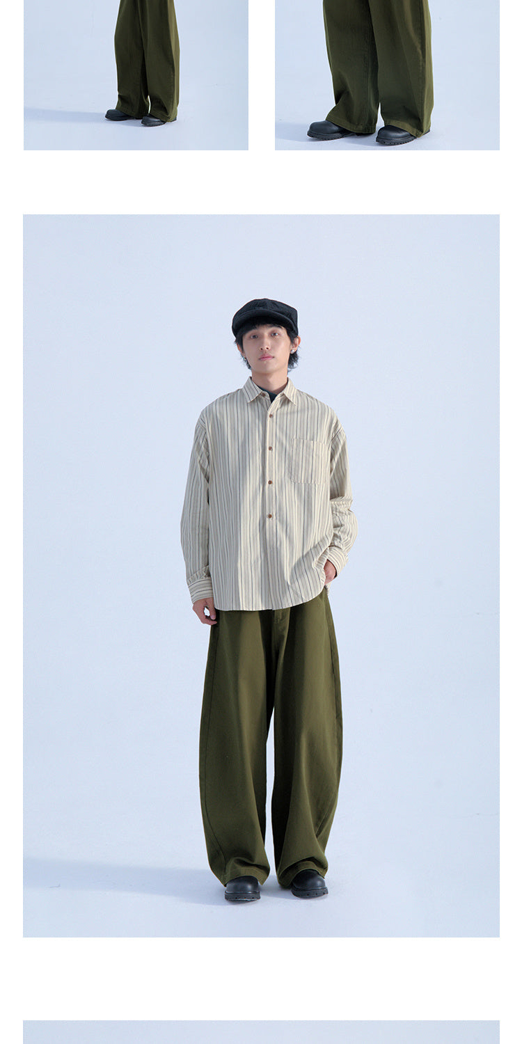 Men's Retro Minority Vintage Style Profile Radish Overalls