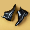 Men's Retro Cowhide Winter High Top Leather Shoes