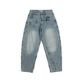 Double Waist Design Loose Leisure Workwear Trousers