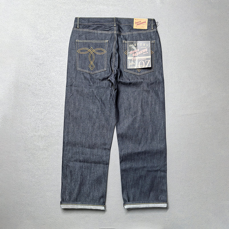 Men's Primary Red Ear Straight Jeans