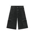 Loose Street Hip-hop Cargo Denim Shorts