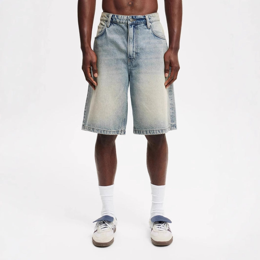 Men's Loose All-matching Jeans Middle Pants