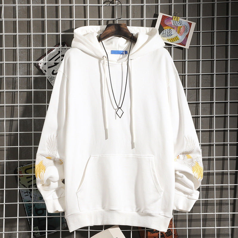 Embroidered Loose And Versatile Couple Sweater Jacket