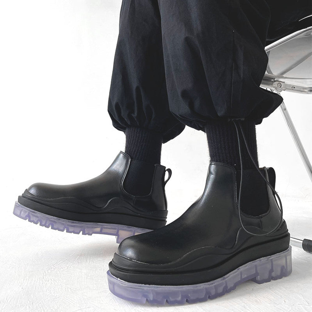 Short Boots Thick Bottom Heightened Frying Street Tooling Chimney