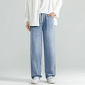 Men's Teen Trend All-match Loose Drawstring Straight-leg Pants