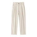 Loose Straight Black Casual Trousers Men
