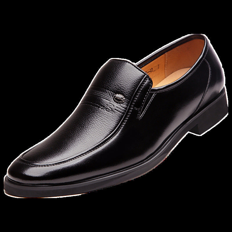 Classic Soft Leather Men's Leather Shoes Business Casual Breathable
