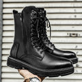 Autumn And Winter Plus Size Men's Long High-top Martin Boots
