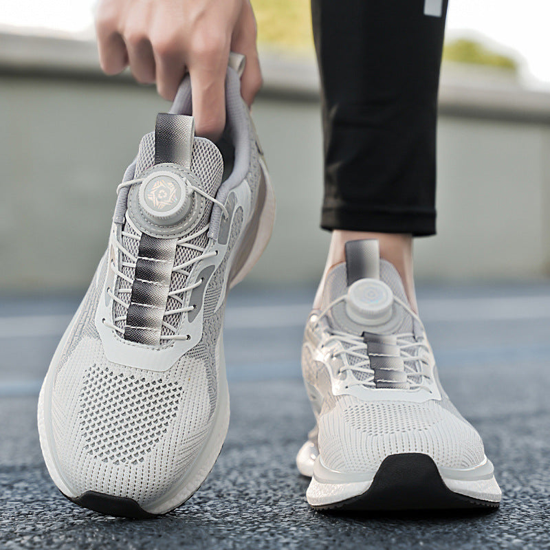 Rotating Button Running Youth Student Leisure Sports Shoes