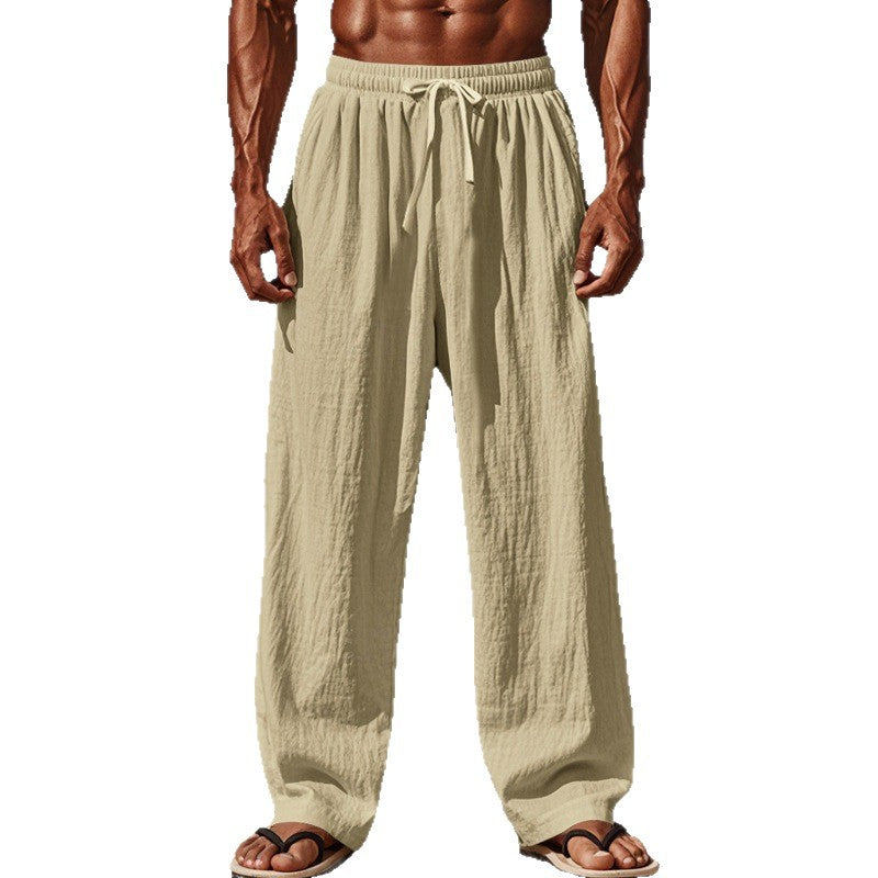 Drawstring Summer Loose Breathable Men's Pants
