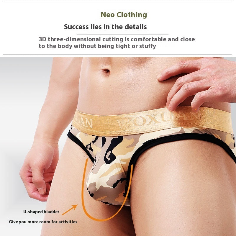 Camouflage Bright Rib Men's Triangle Underpants