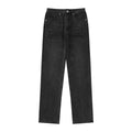 American-style Slim Fit Stretch-free High Street Retro Washed Jeans