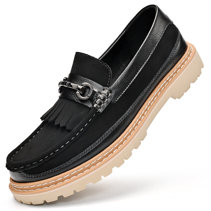 Men's Casual Shoes Genuine Leather Suede Genuine Leather