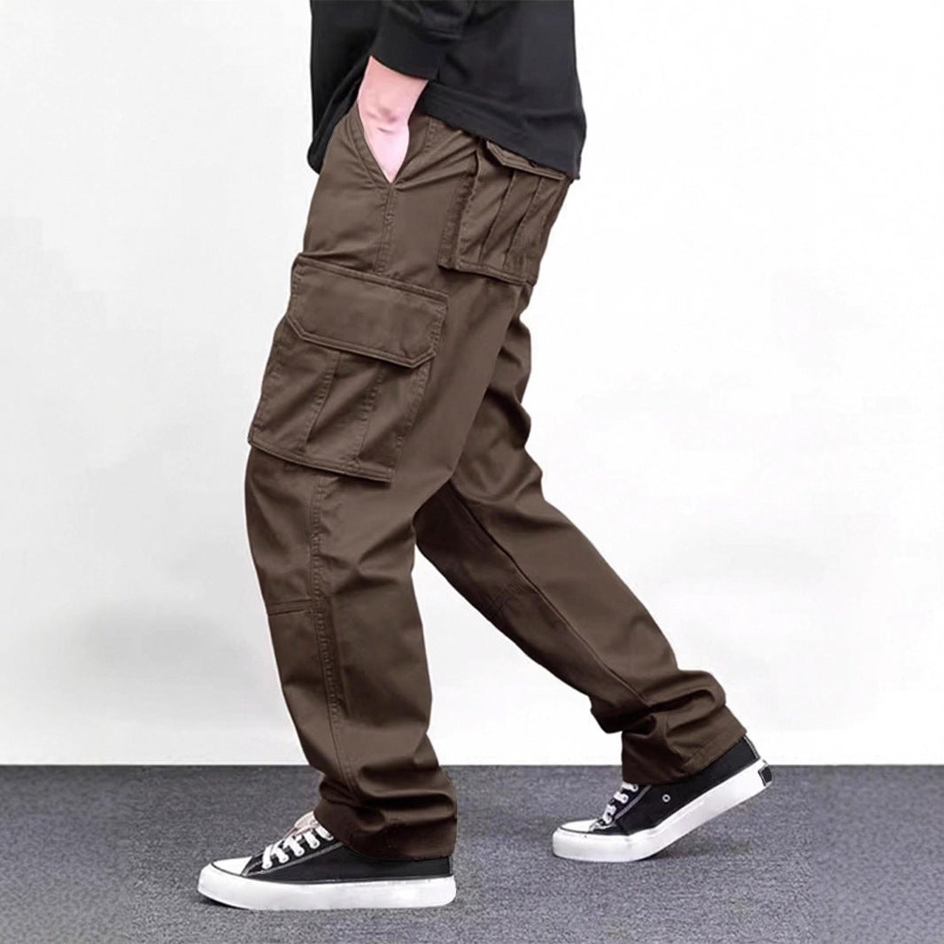 Spring And Autumn American Fashion Brand Loose High Street Straight Long Pants