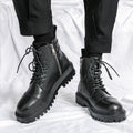 Mid-top Round Head Chelsea Men's Boots