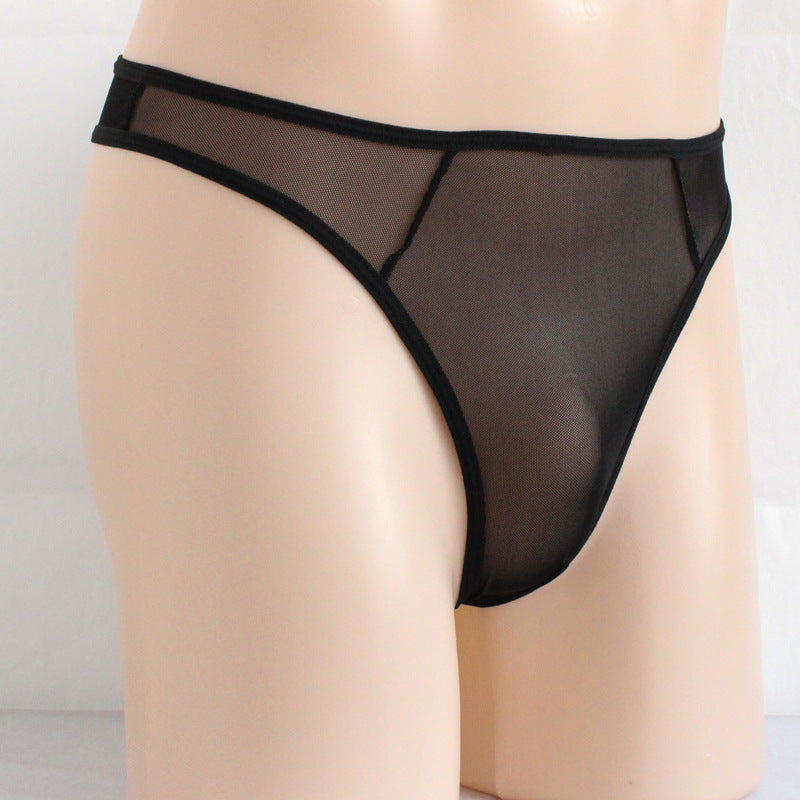Men's High Elastic Mesh See-through Thin Panties