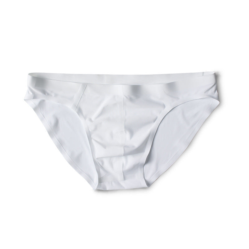 Men's Seamless Underpants Ice Silk Briefs