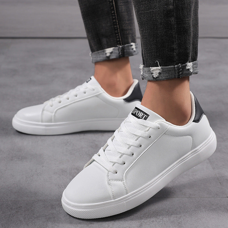 Versatile Sneaker Breathable White Shoes Student Running Shoes