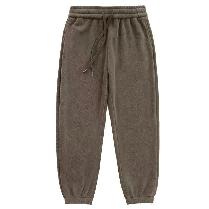 Men's Double-sided Fleece Outerwear Jogger Pants