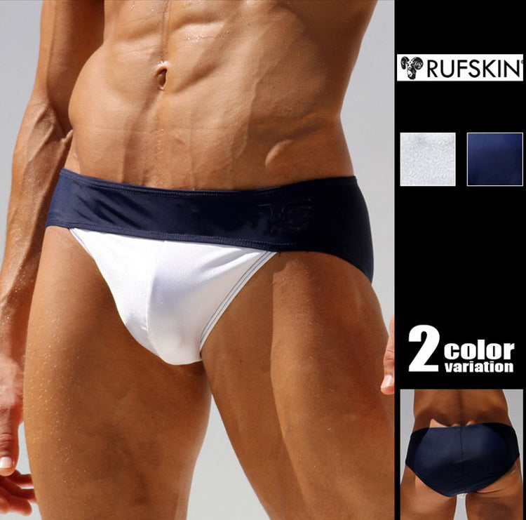 Men's Low Waist Fashion Stitching Triangle Panties Shorts