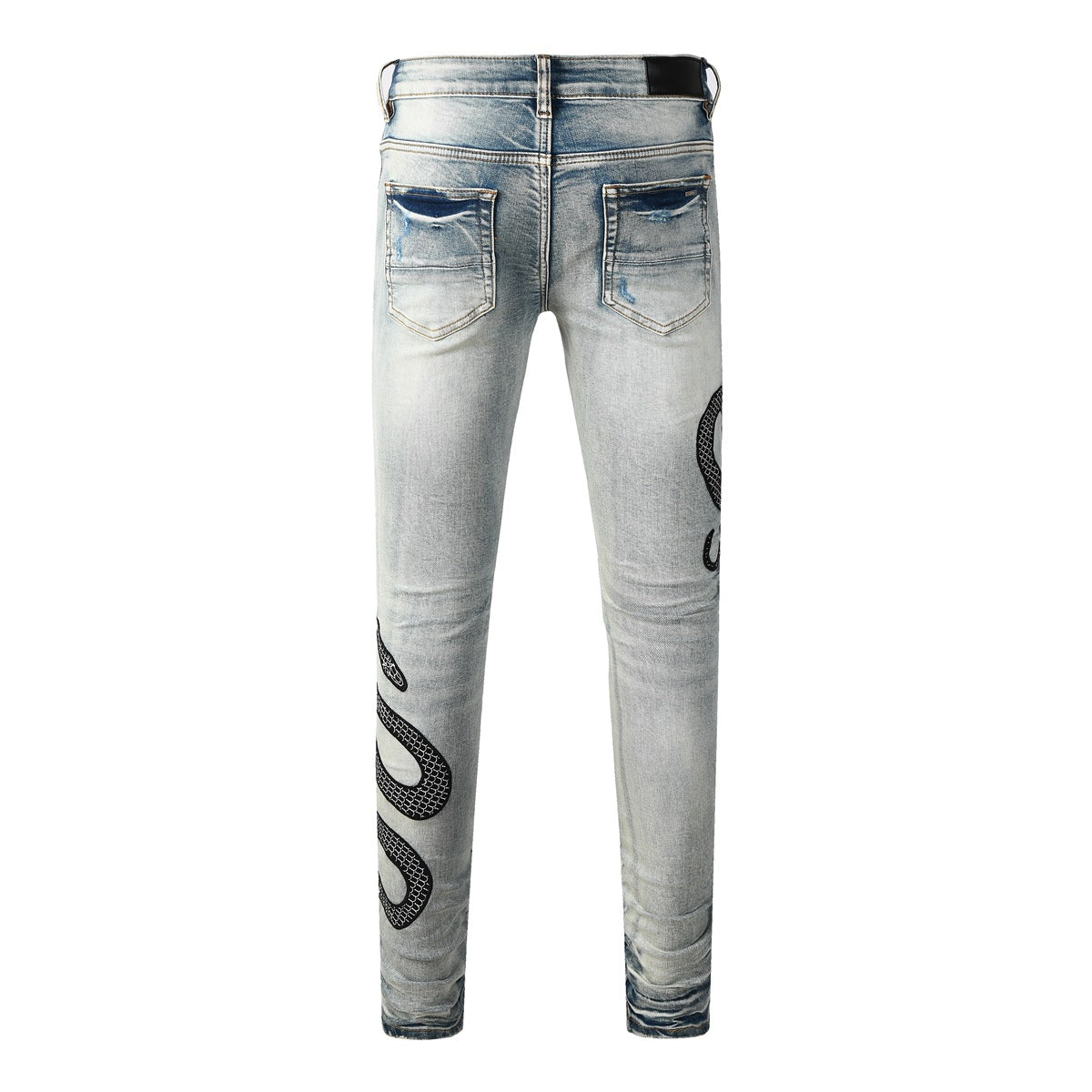 Street Fashion Wash Distressed Skinny Jeans