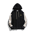 Stitching Printed Sweater Men's Retro Waffle Comfortable Pullover