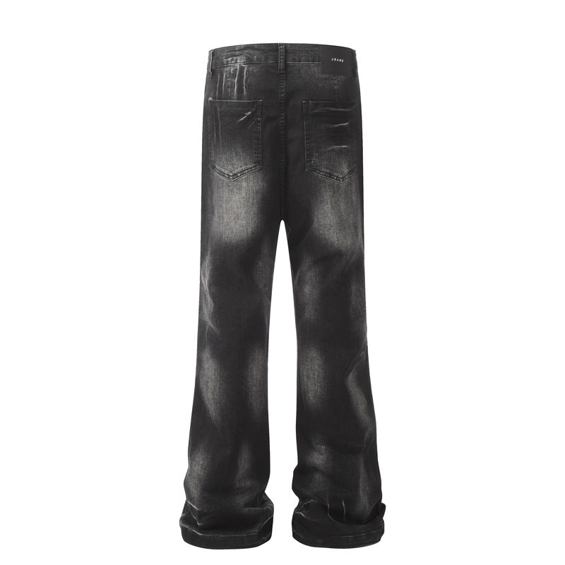 Vintage Straight Worn Jeans Men's Design
