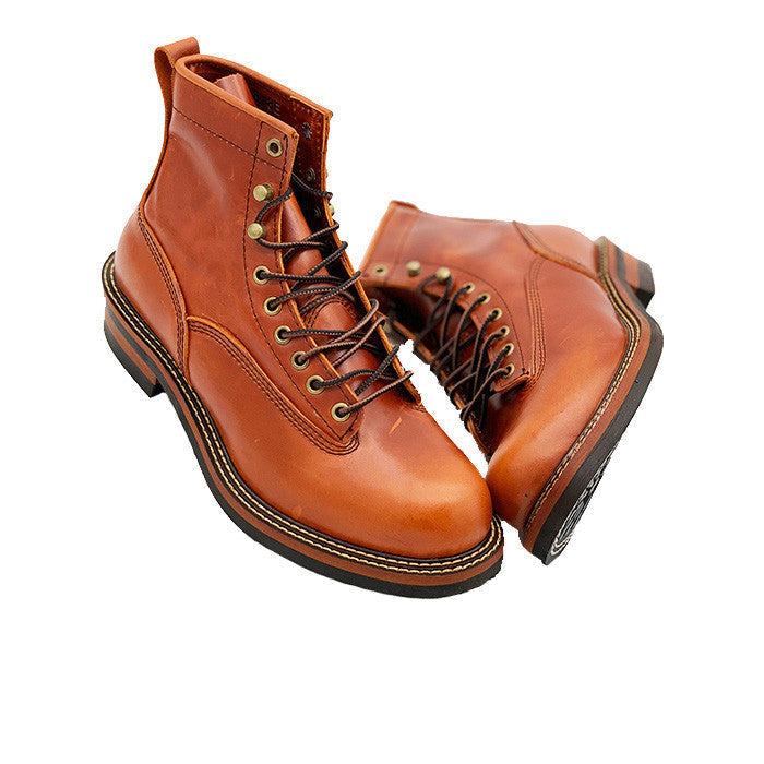 Retro Manual Heightening Tooling Martin Boots Men