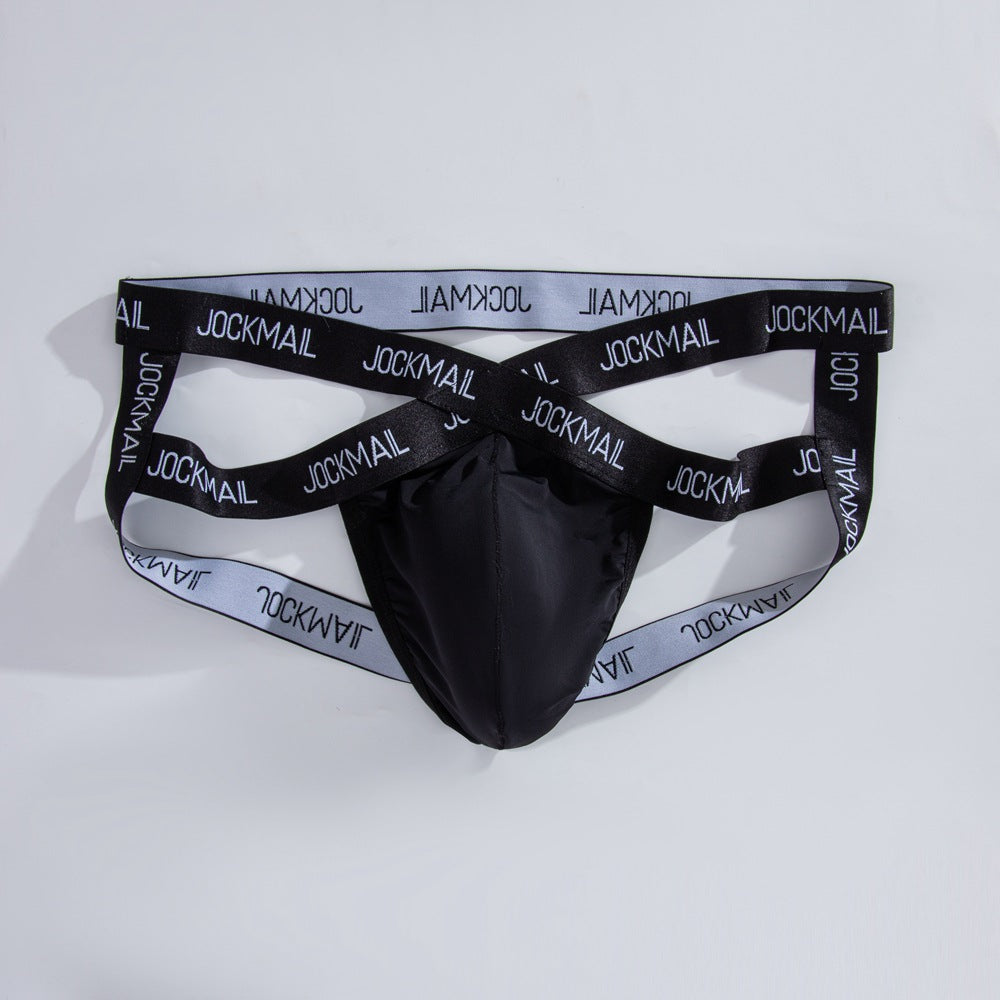 Men's Transparent Ice Silk T-back Bikini Quick-drying Breathable