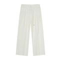 Solid Color Drooping Straight Mopping Suit Pants