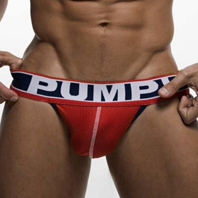 Passionate And Hot Super Porno Mesh Thong Men Sports Buttocks