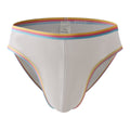 Soft Highly Elastic Mens Briefs With A Half-hip Design