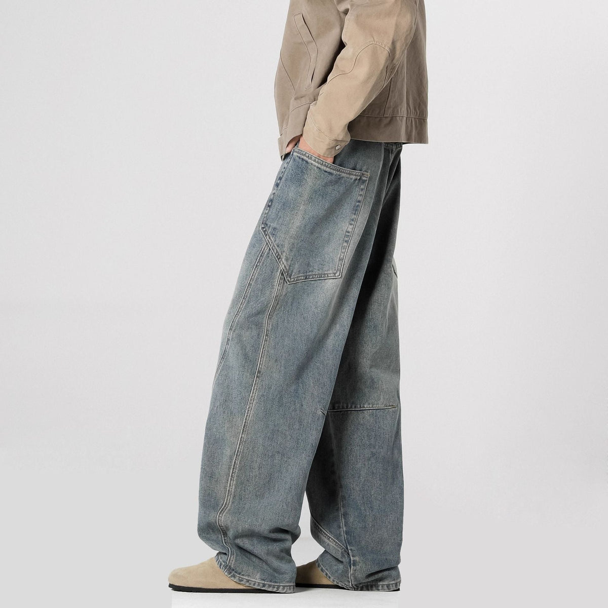 American Washed Machete Cargo Jeans