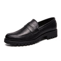 Men's Pointed Carved Leather British Business Casual Shoes