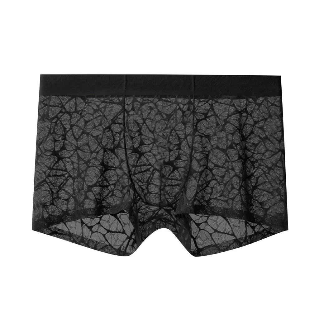 Thin Lace Leopard Jacquard Men's Underwear