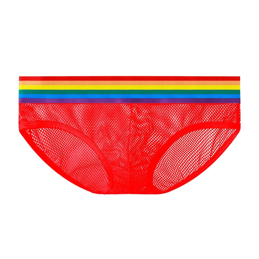 Men's Mesh Rainbow Belt Underwear