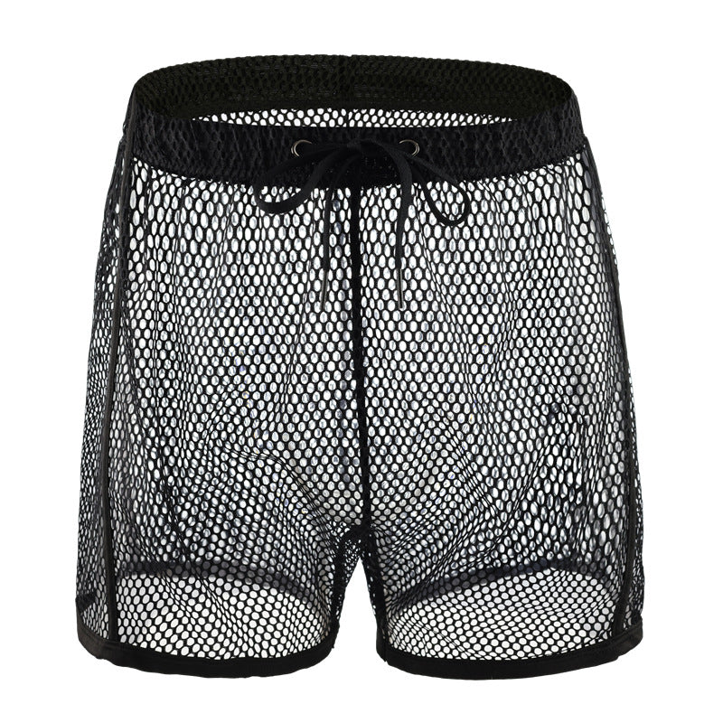 Sexy Hollow Out See Through Big Mesh Underwear