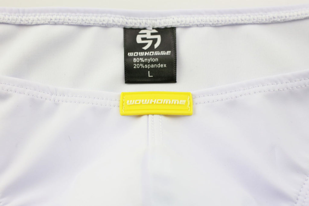 Men's Underwear Leather Triangle Low Waist Double Buckle