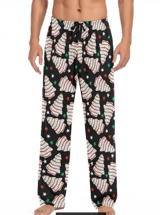 Men's Casual Pants 2025 New All-season Wearable Casual Printed Pants Lightweight And Breathable
