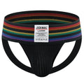 Men's T-back Wide Belt Breathable Rainbow