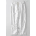 Men's Stand Collar Versatile Slim Cotton And Linen Casual Pants