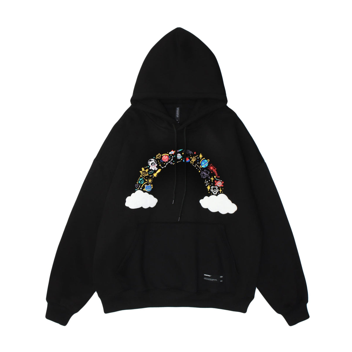 Unisex Loose Couple Style Plus Fleece Hooded Sweater