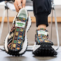 Platform Height Increasing Slip-on Casual Sneakers Trendy Shoes
